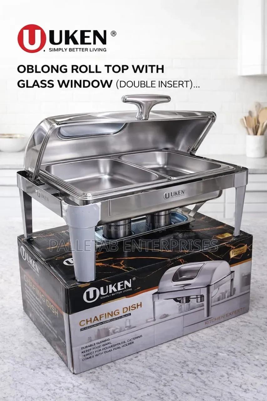 Oblong Roll Top Chaffing Dish