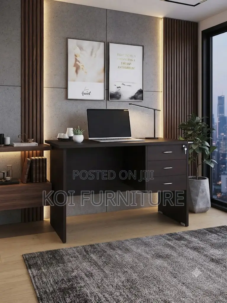 Office Desk; 1 Meter Home Office Clericals Studies Desk