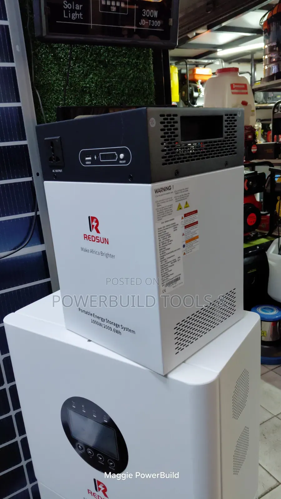 Redsun Portable Energy Storage System Rated Capacity of 1000w / 2kwh