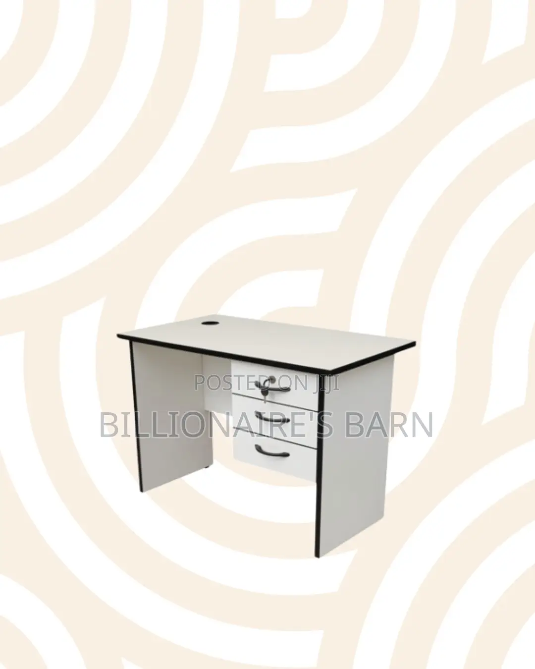 Compact 1m Wooden Desk for Clear Desk Based Routines