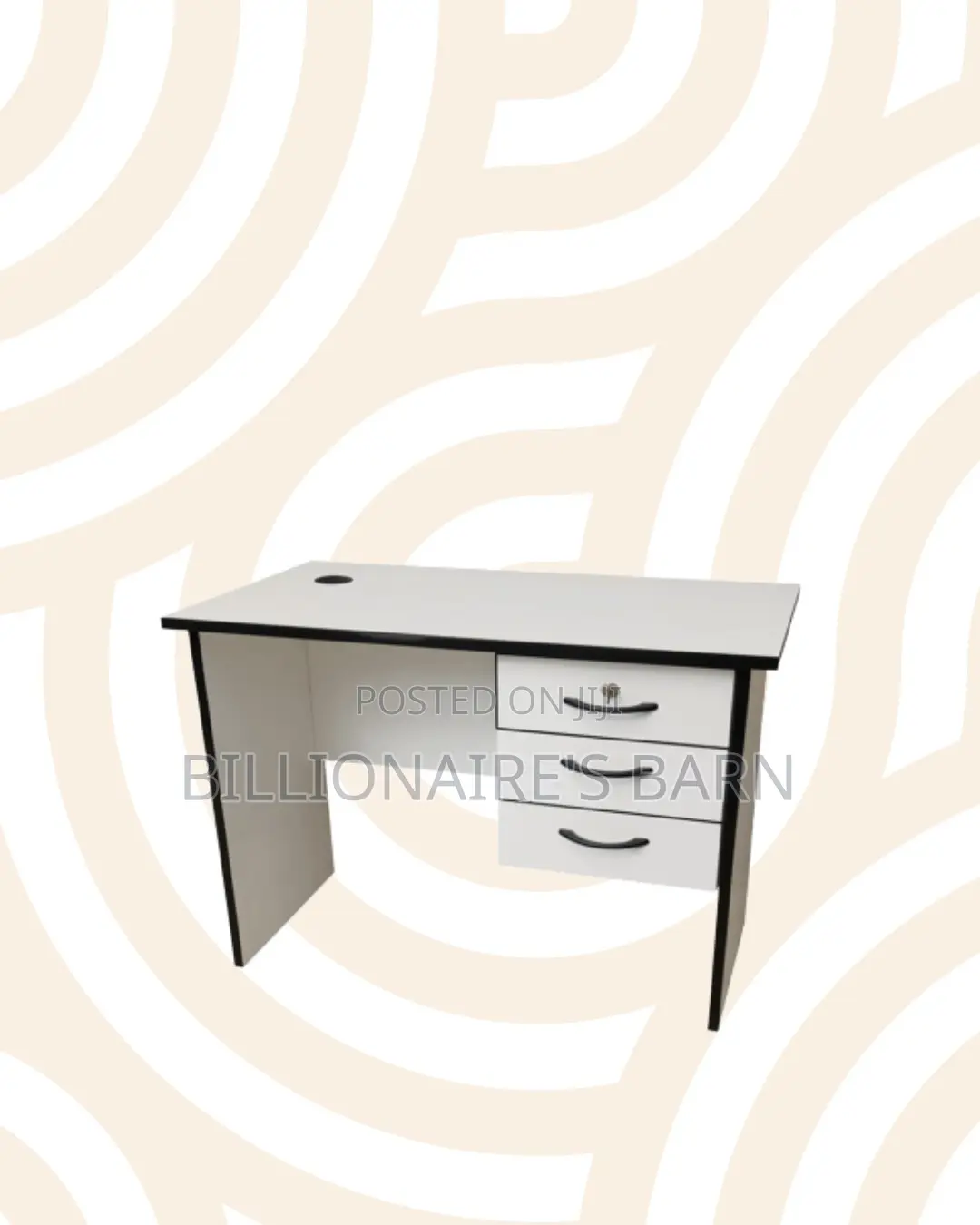 Compact 1m Wooden Desk for Clear Desk Based Routines