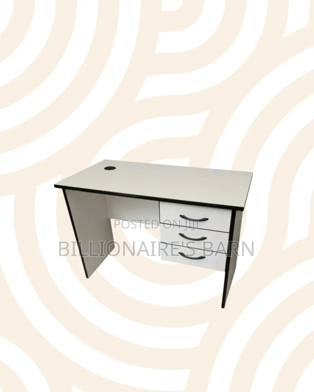 Compact 1m Wooden Desk for Clear Desk Based Routines