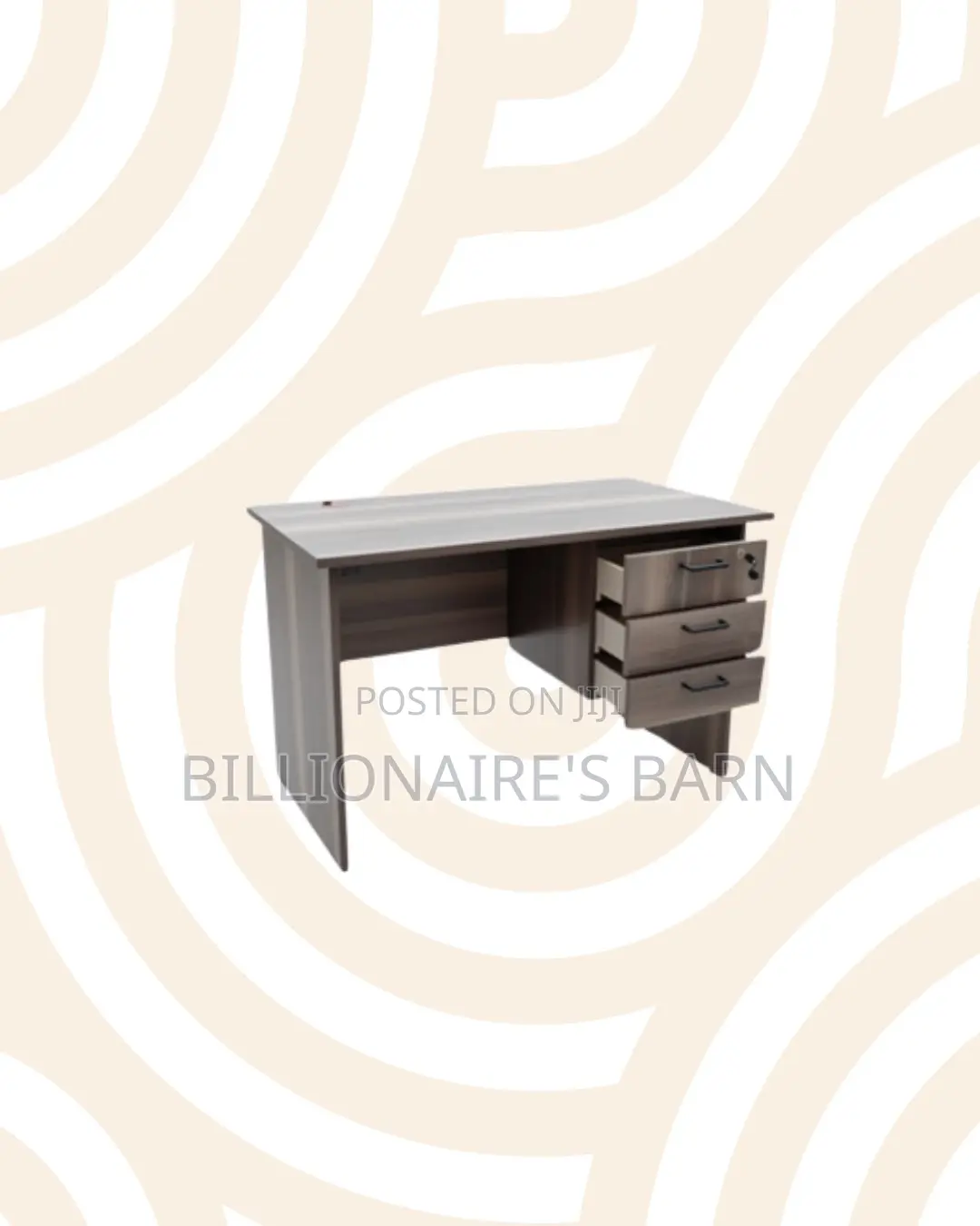 Compact 1m Wooden Desk for Professional Home Office Tasks
