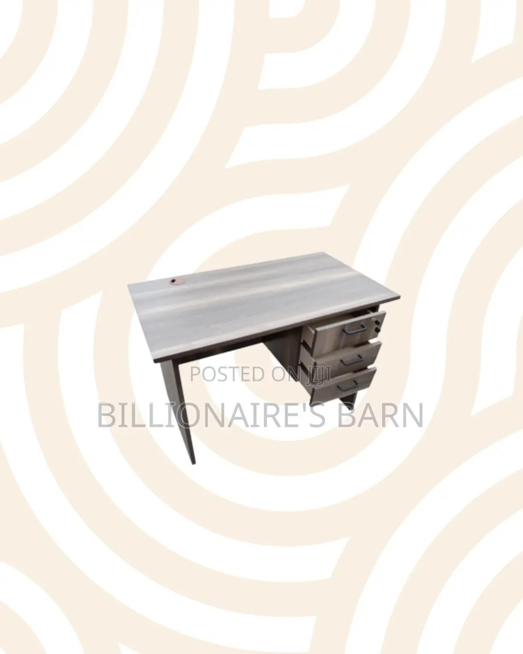 Compact 1m Wooden Desk for Professional Home Office Tasks