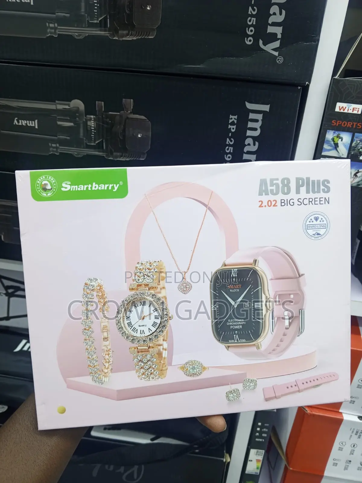 Smartberry A58 Plus Women's Bluetooth Smartwatch Bundle