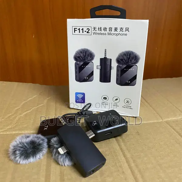 F11 Professional Wireless Microphone – Clear Audio Recording for Conte
