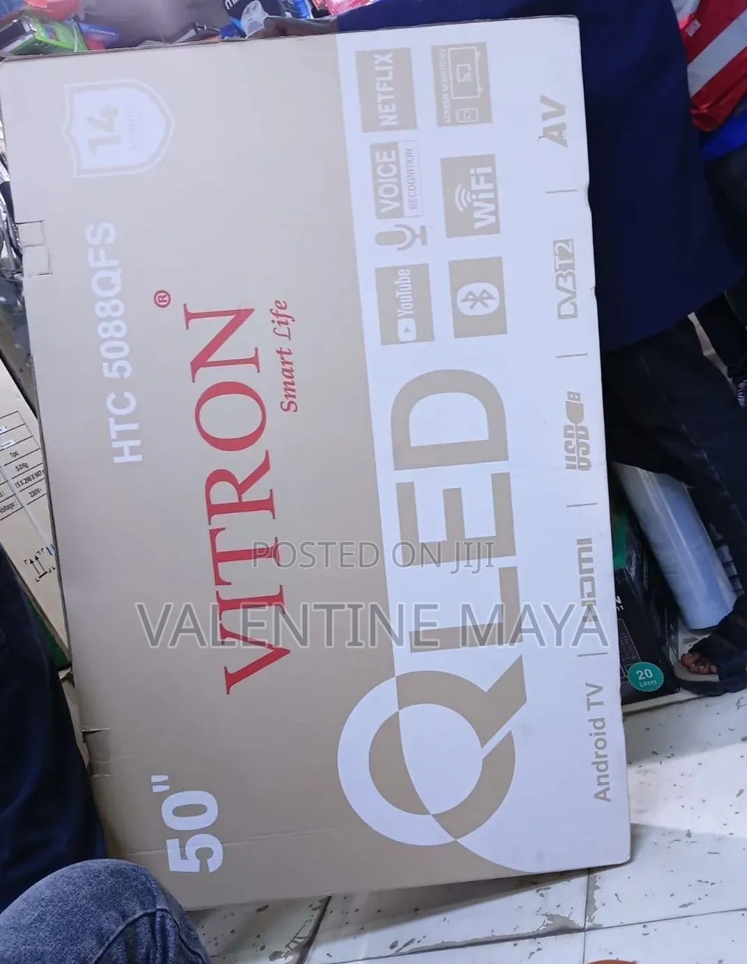 Vitron 50" Qled Smart Tv – Brilliant Colors, Smarter Entertainment