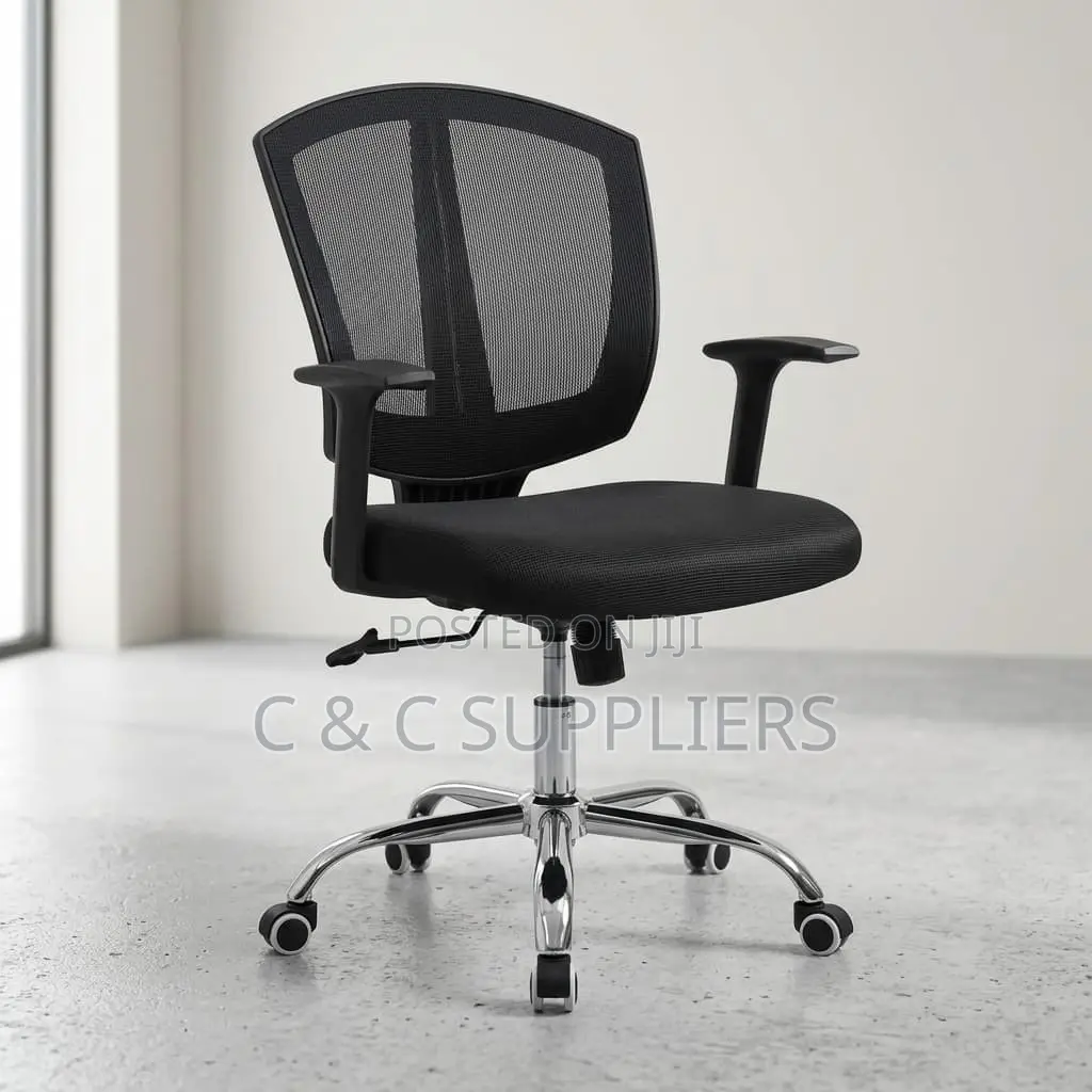 Swivel Cashier Mesh Ergonomic Chair