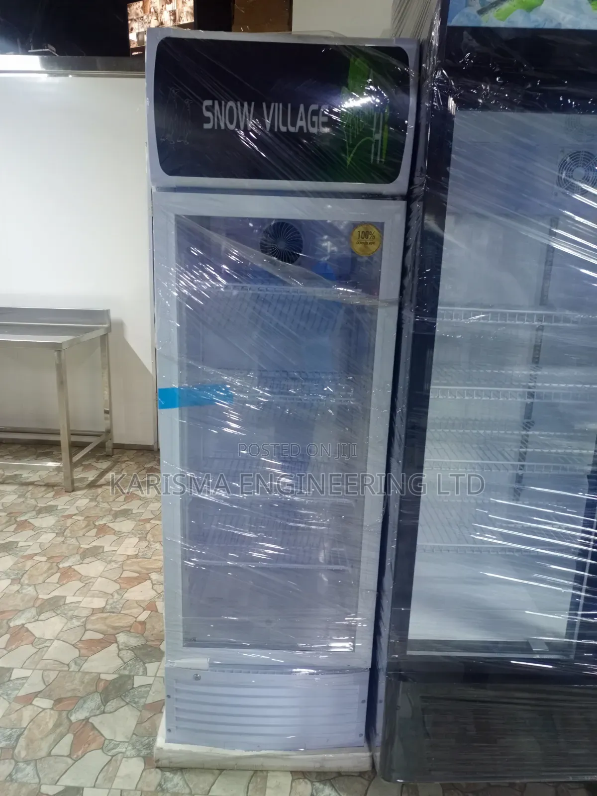 Single Glass Door Commercial Showcase Display Chiller