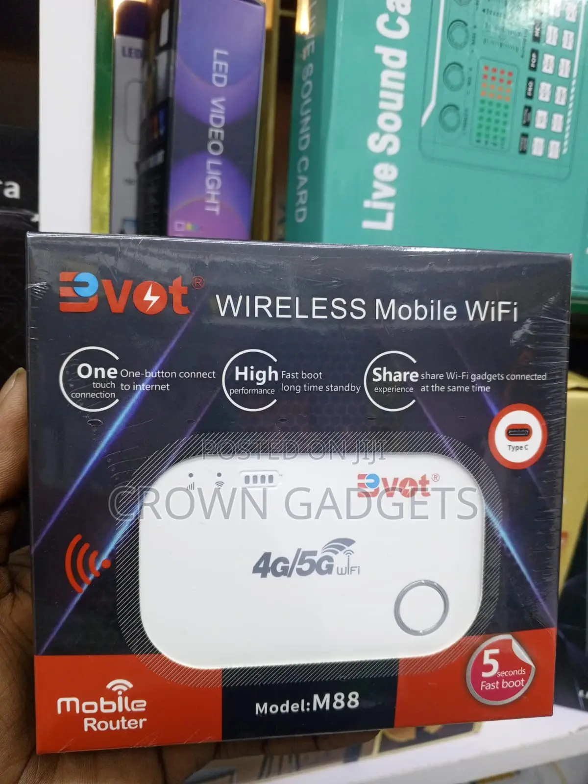 Bvot M88 Pocket Wifi Router for Multi Device Internet