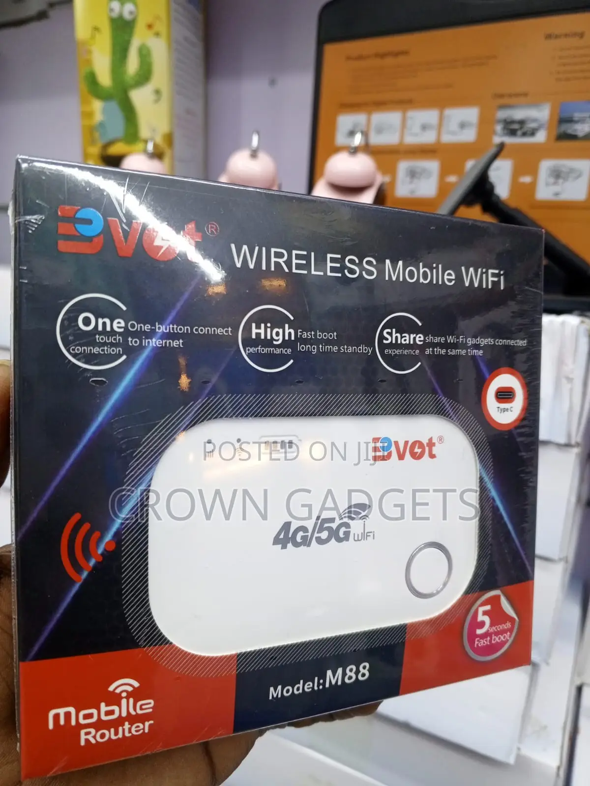 Bvot M88 Pocket Wifi Router for Multi Device Internet
