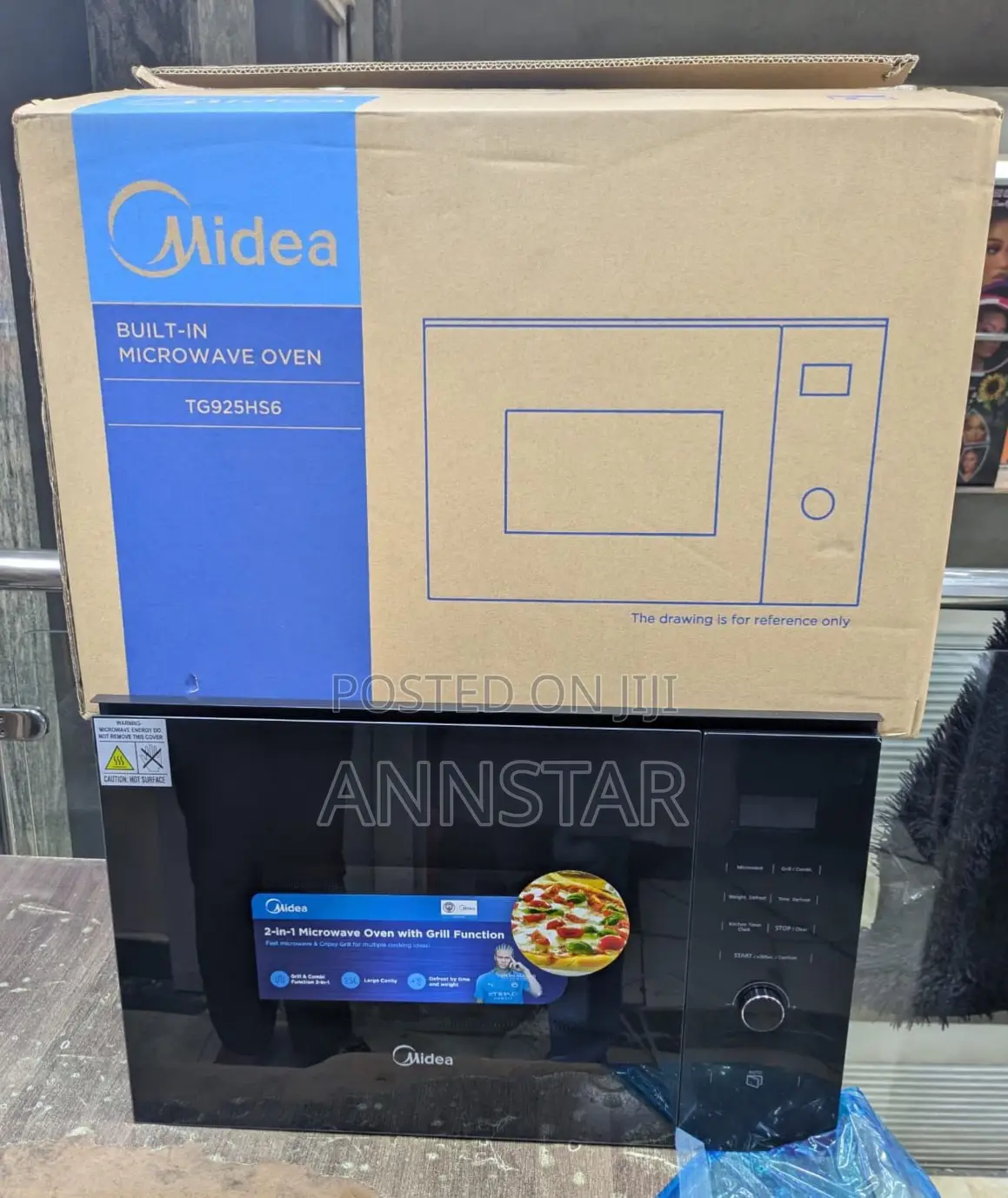 Midea 25l 900w Built in Microwave Oven