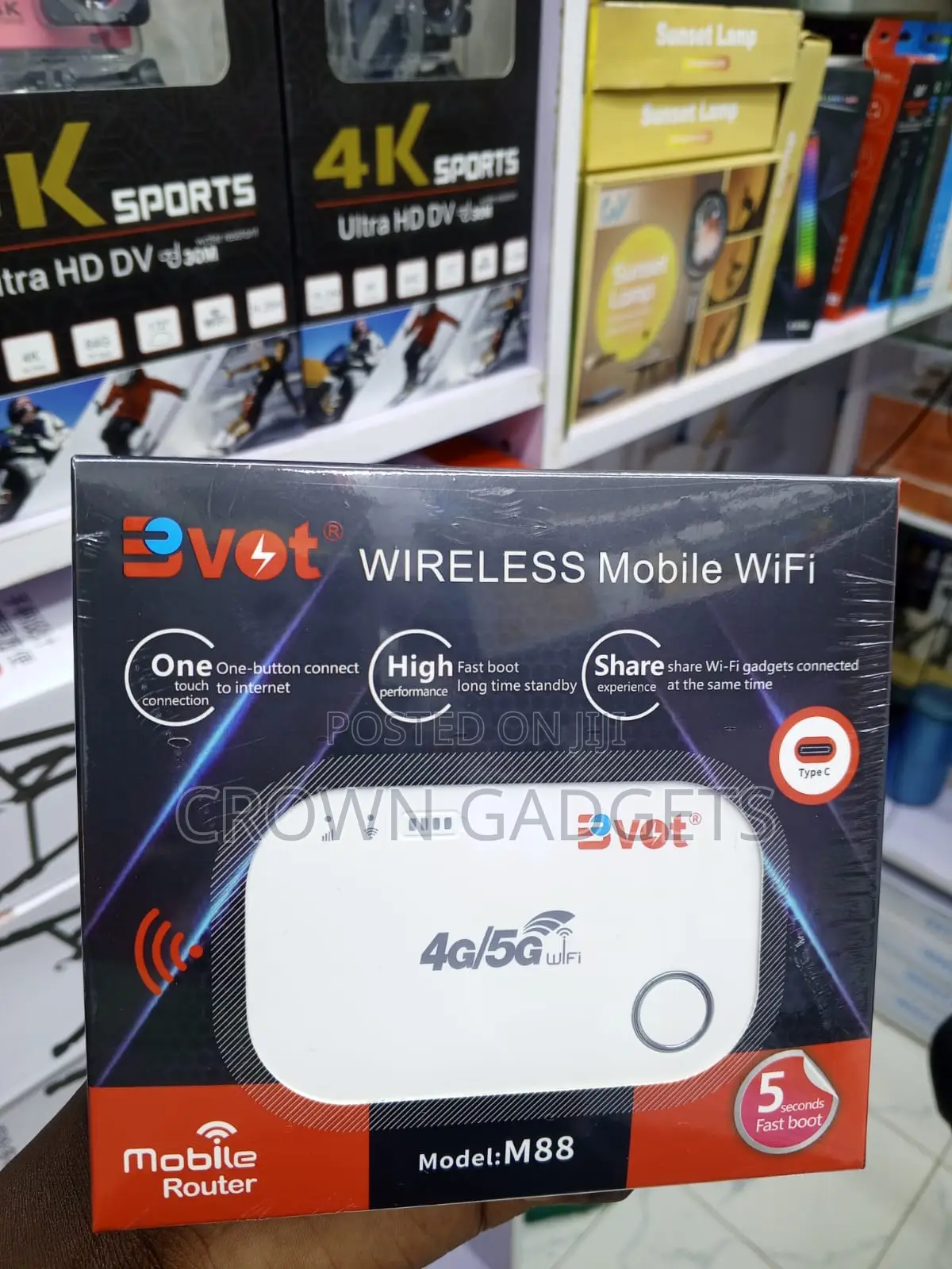 Bvot M88 Mobile Hotspot With Type-C Charging Port