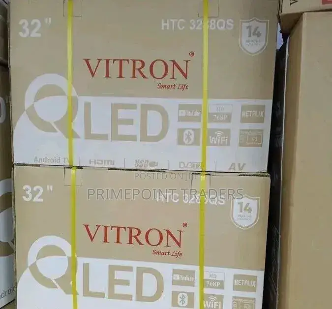Vitron 32-Inch Smart Qled Android Tv,Upgrade Your Home