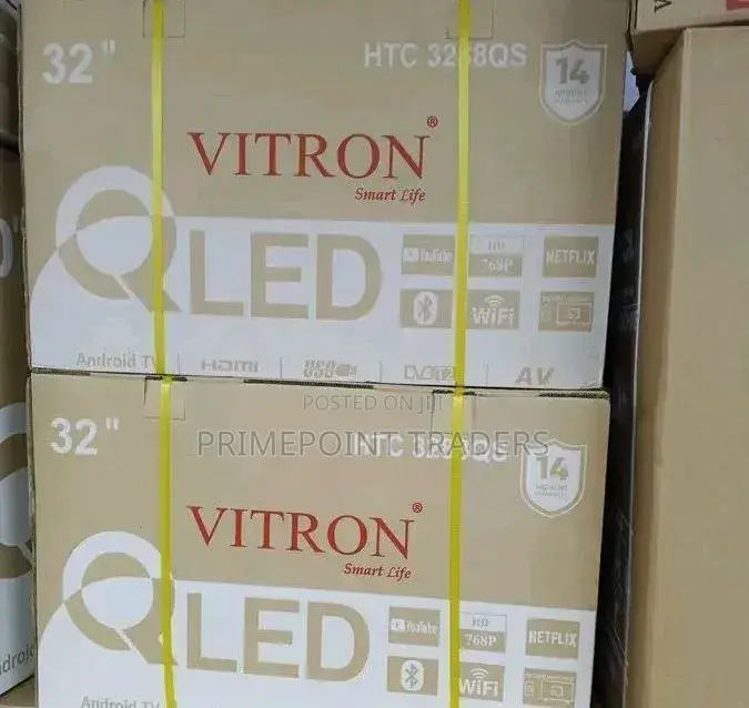 Vitron 32-Inch Smart Qled Android Tv,Upgrade Your Home
