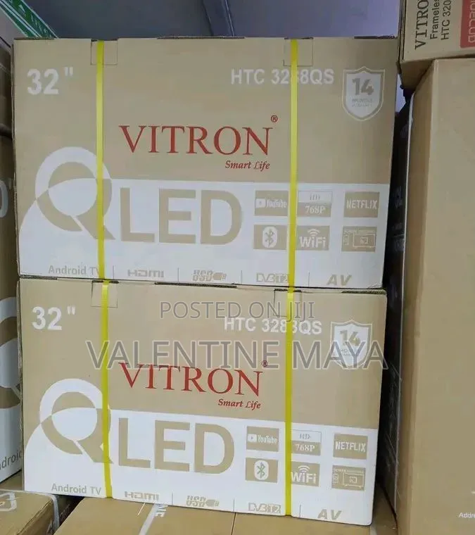 Vitron 32-Inch Qled Smart Tv – Stylish Design Meets Powerful Performan