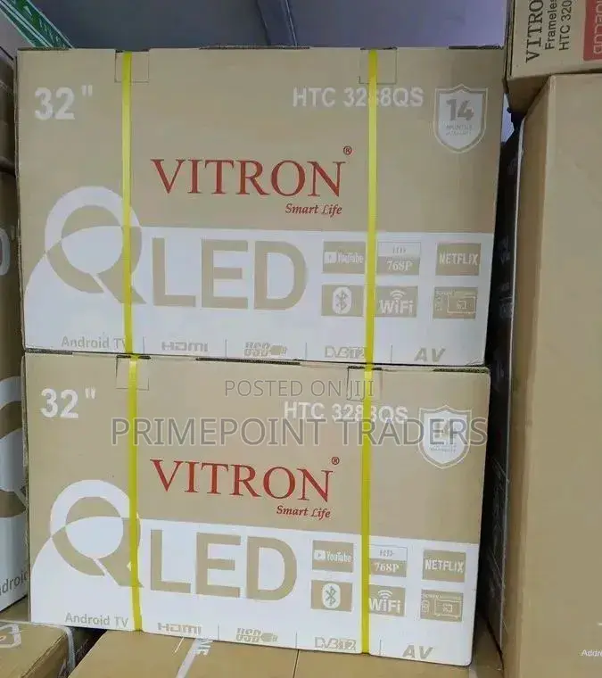 Vitron 32-Inch Qled Smart Tv – Stylish Design Meets Powerful Performan