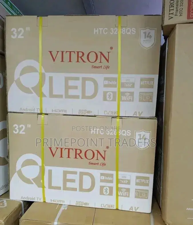 Vitron 32-Inch Qled Smart Tv – Stylish Design Meets Powerful Performan
