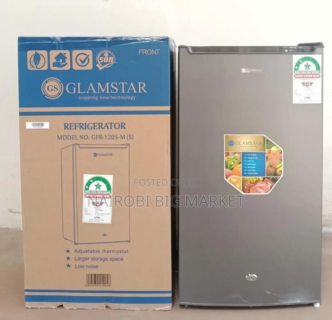 Glamstar Single Door Fridge 90litres at