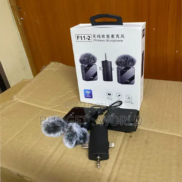 F11 Digital Wireless Lavalier Microphone – High-Quality Audio for Mobi