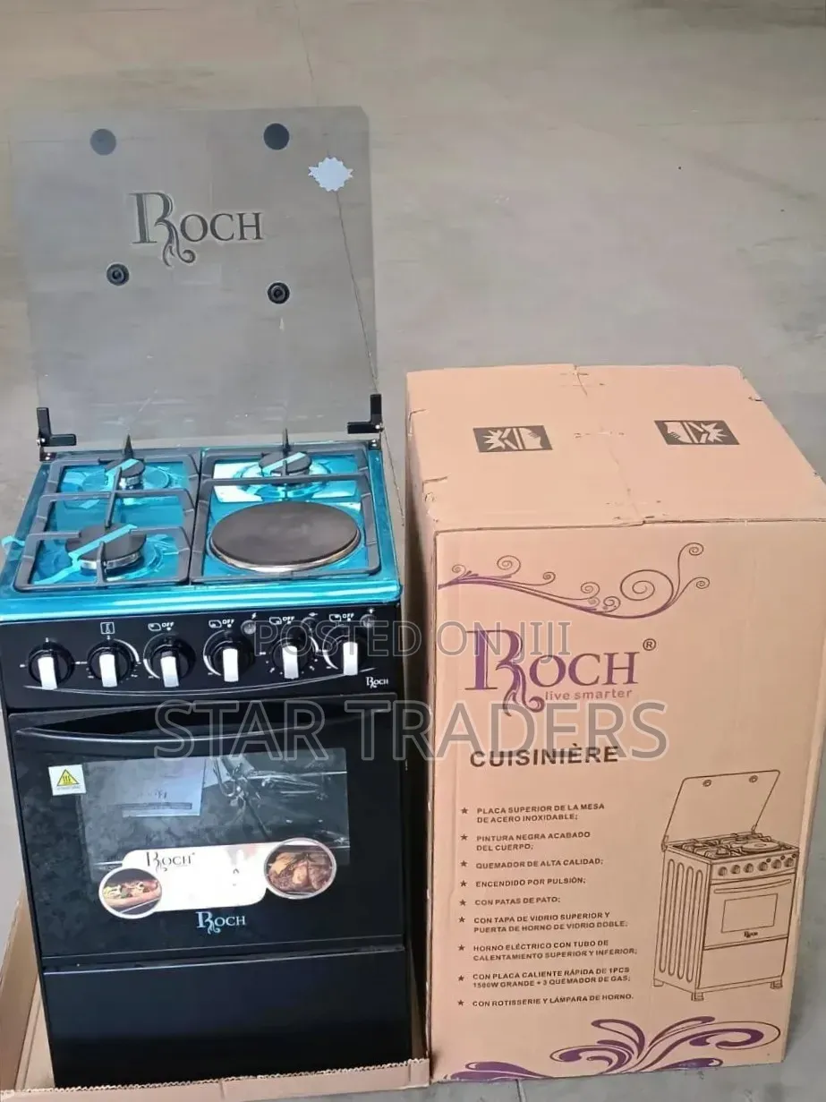 Roch Black 50×55 Standing 3+1 Cooker