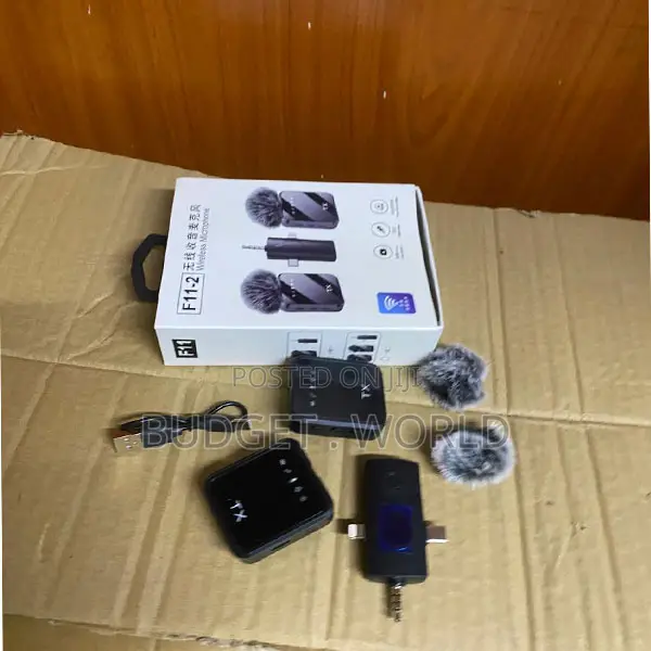 F11 Wireless Clip Microphone Kit – Professional Audio Recording for St