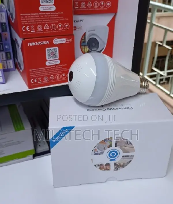 Wireless Bulb Camera Hd 1080p – Indoor Home Security CCTV