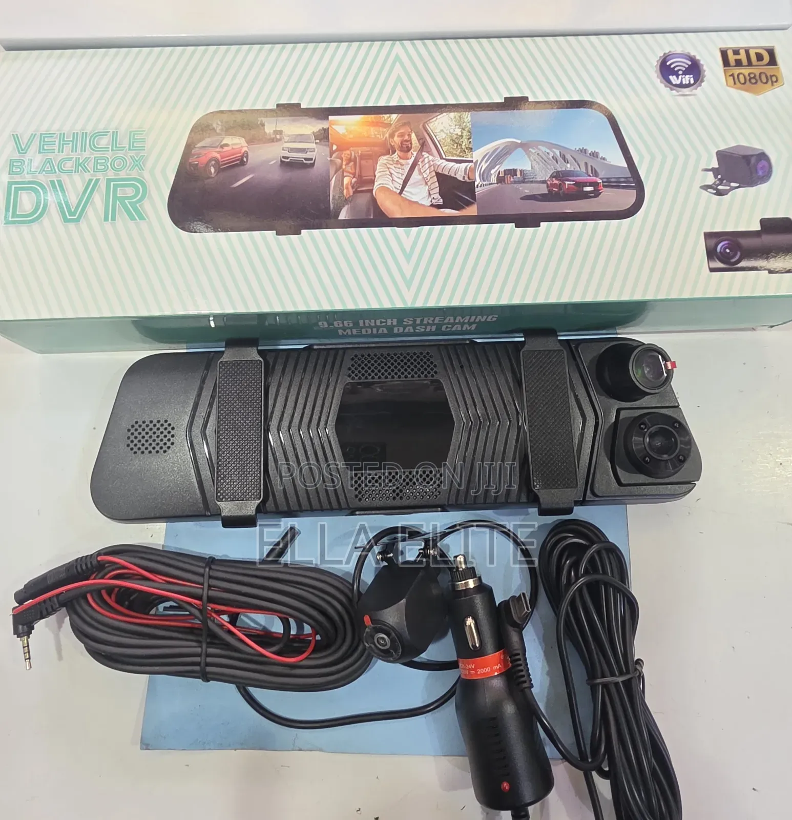 M3 Vehicle Blackbox DVR Rearview Mirror 3 Cameras Dash Cam