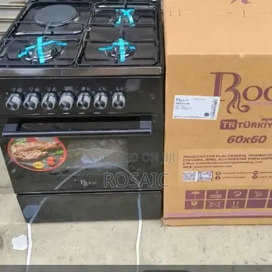 Turkey Roch Black 60×60 Standing 3+1 Cooker