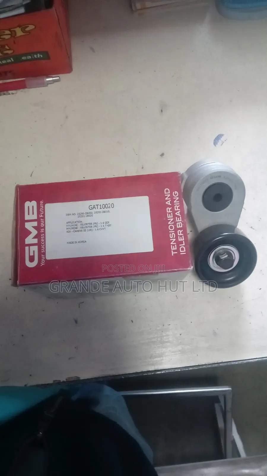 Tensioner and Idler Bearing GMB Kia Cerato 2010