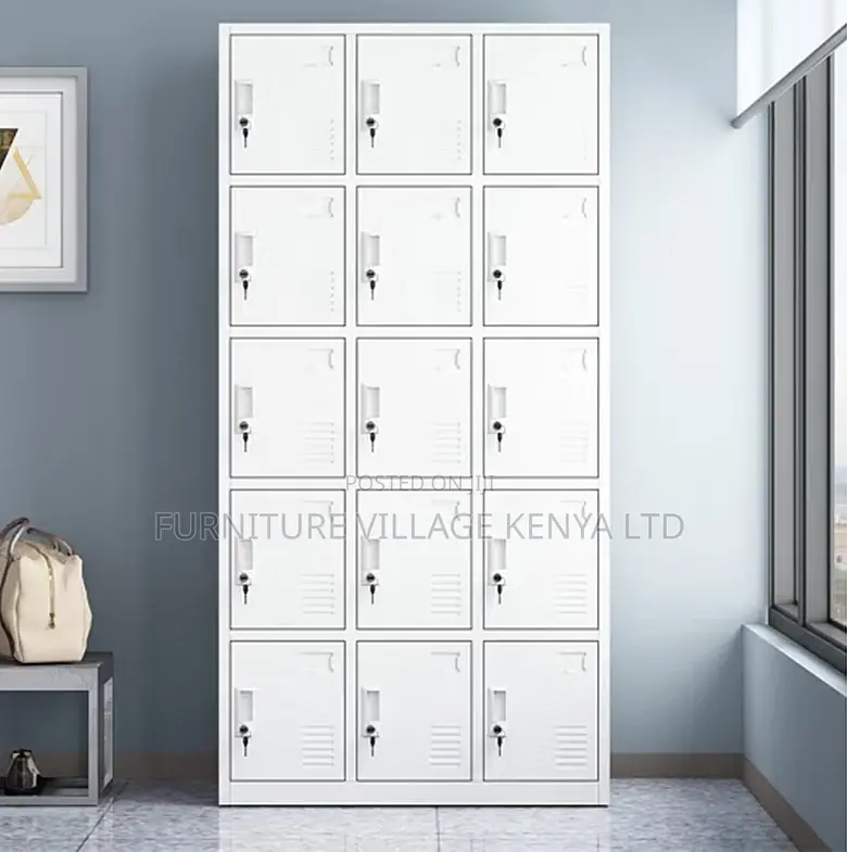 Premium 15-Door Metal Storage Cabinet