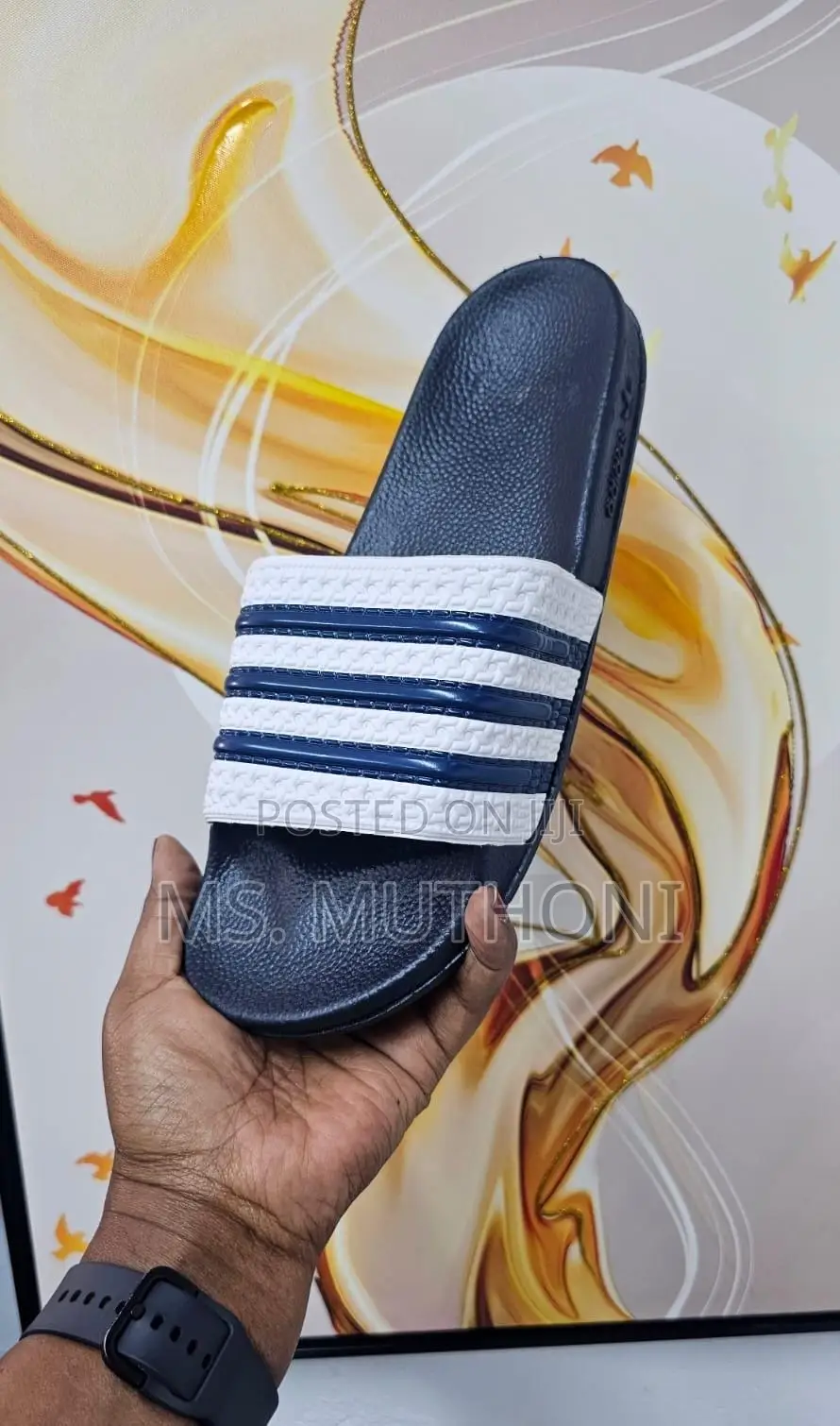 Classic Single Sole Adidas Adilette Slides Size 40-45