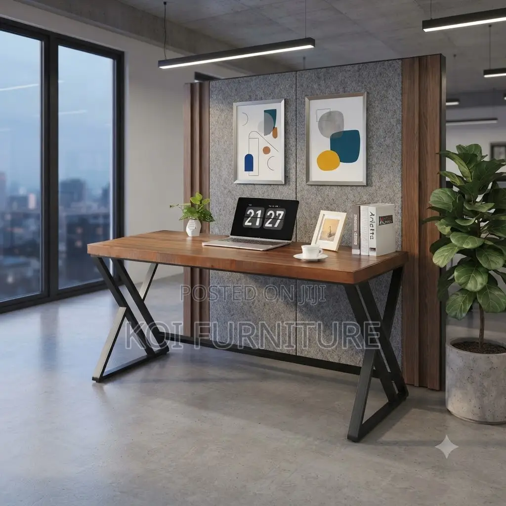 Office Desk; 1.2 Meter Wooden Computer Desk for Home and Office Use