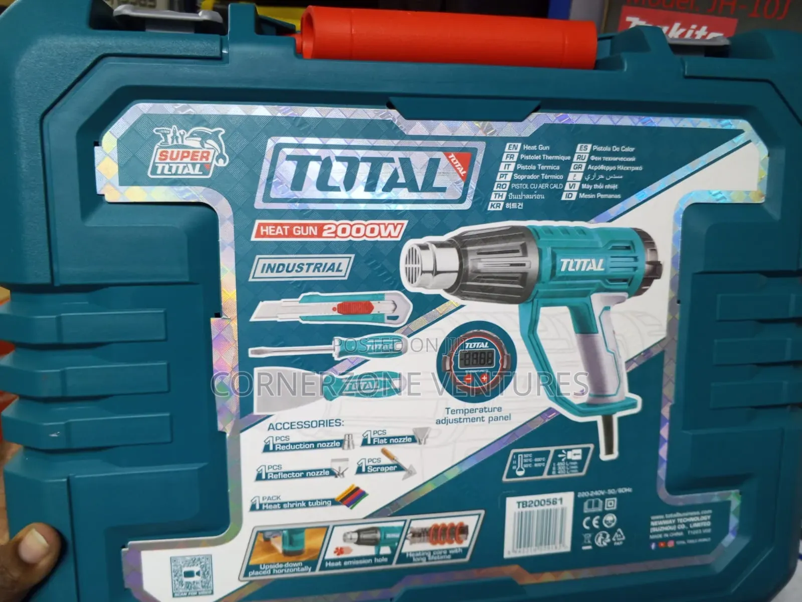 Total 2000w Heat Gun With Adjustable Temperature