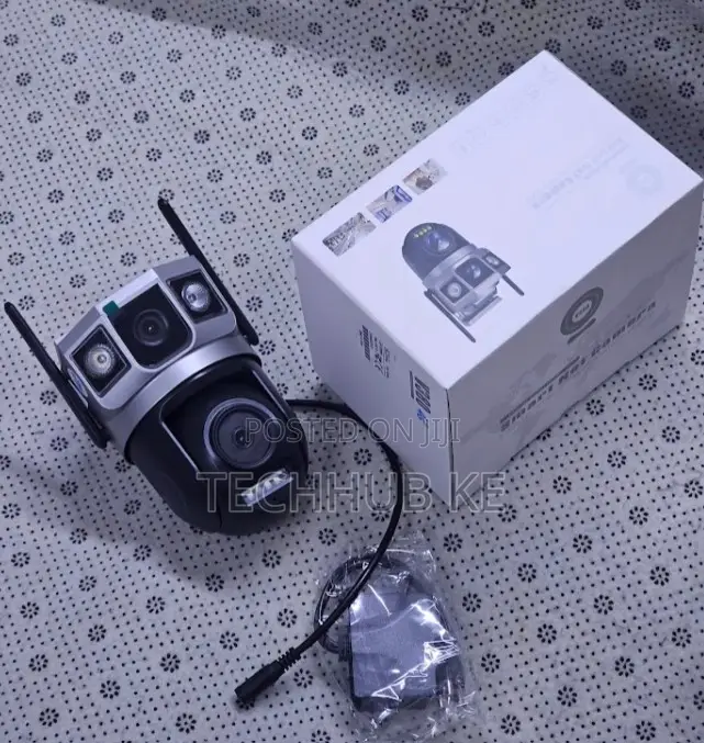 Dual Lens PTZ 4g AC Powered V380 App AC CCTV Camera
