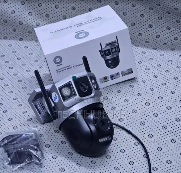 4g Lte Dual Lens Security Camera Hd Outdoor Wireless CCTV Camera