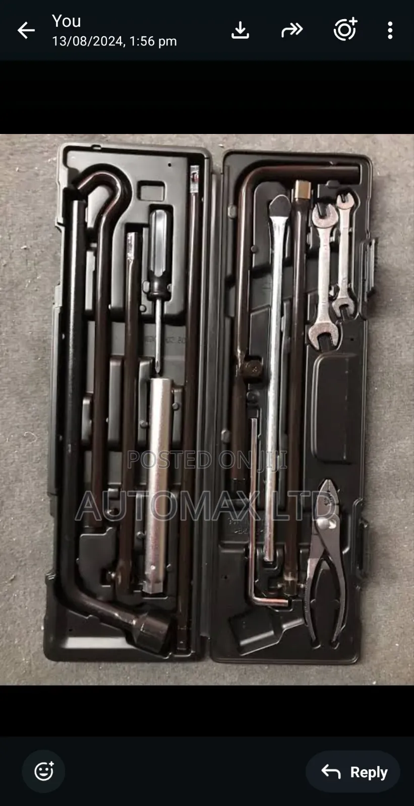 Oem Emergency Ex-Japan Toolkit. For Fj200 Toyota Land Cruiser, Vx,V8