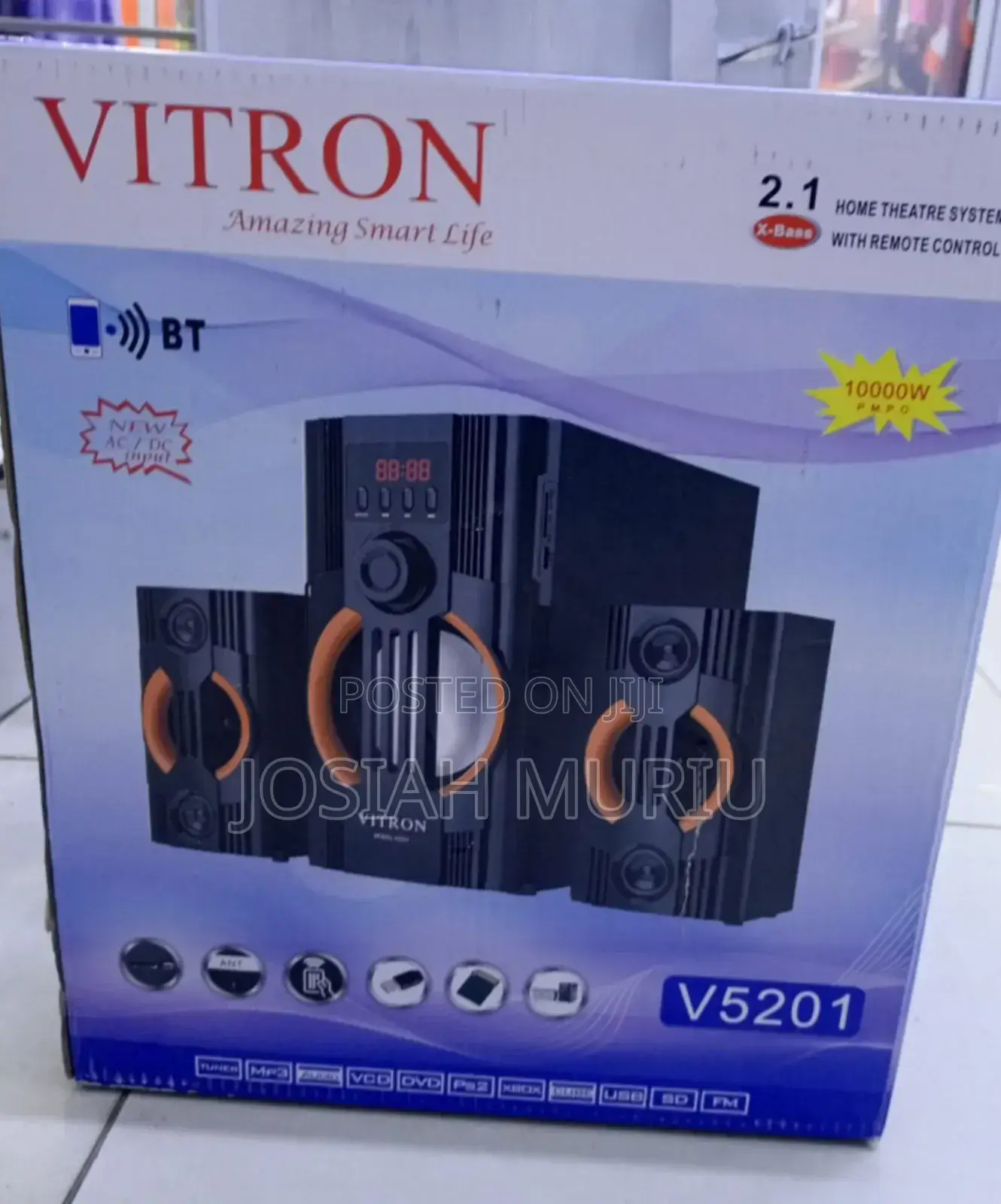 Vitron V5201 2.1 Channel Multimedia Speaker System