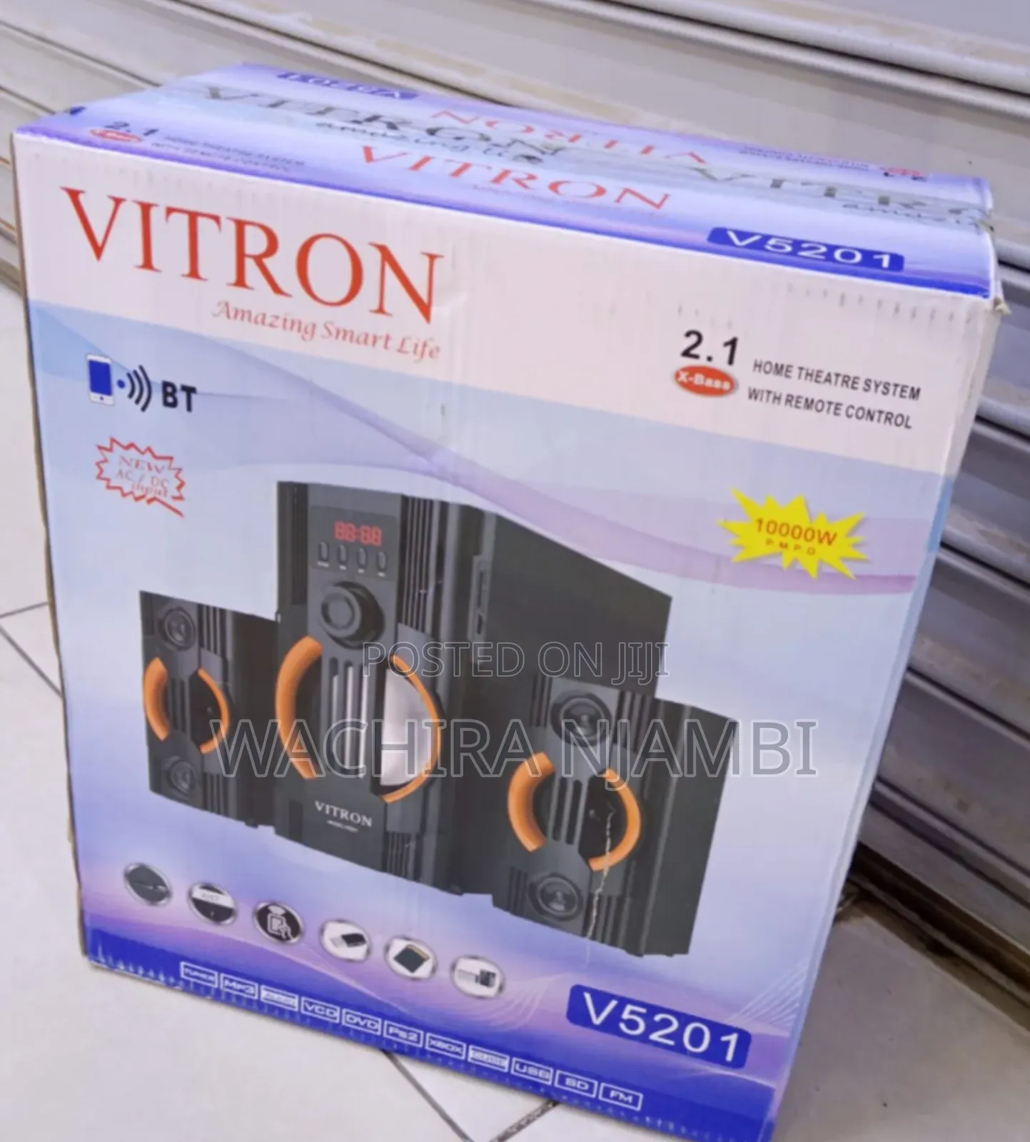 Vitron V5201 2.1 Hi-Fi Multimedia Speaker With Remote