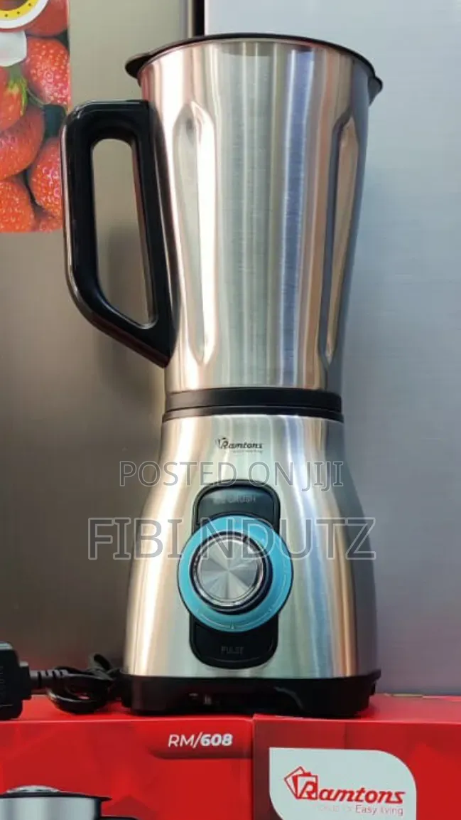 Stainless Steel Ramtons 3in1 Blender Jar 800w Powerful Motor
