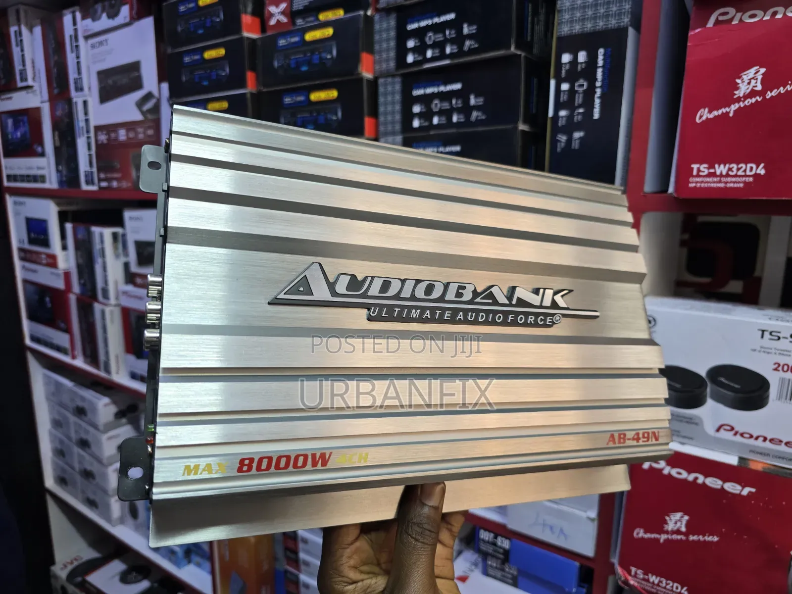 8000watts Powerful Audiobank 4 Channel Bridgeable Amplifier
