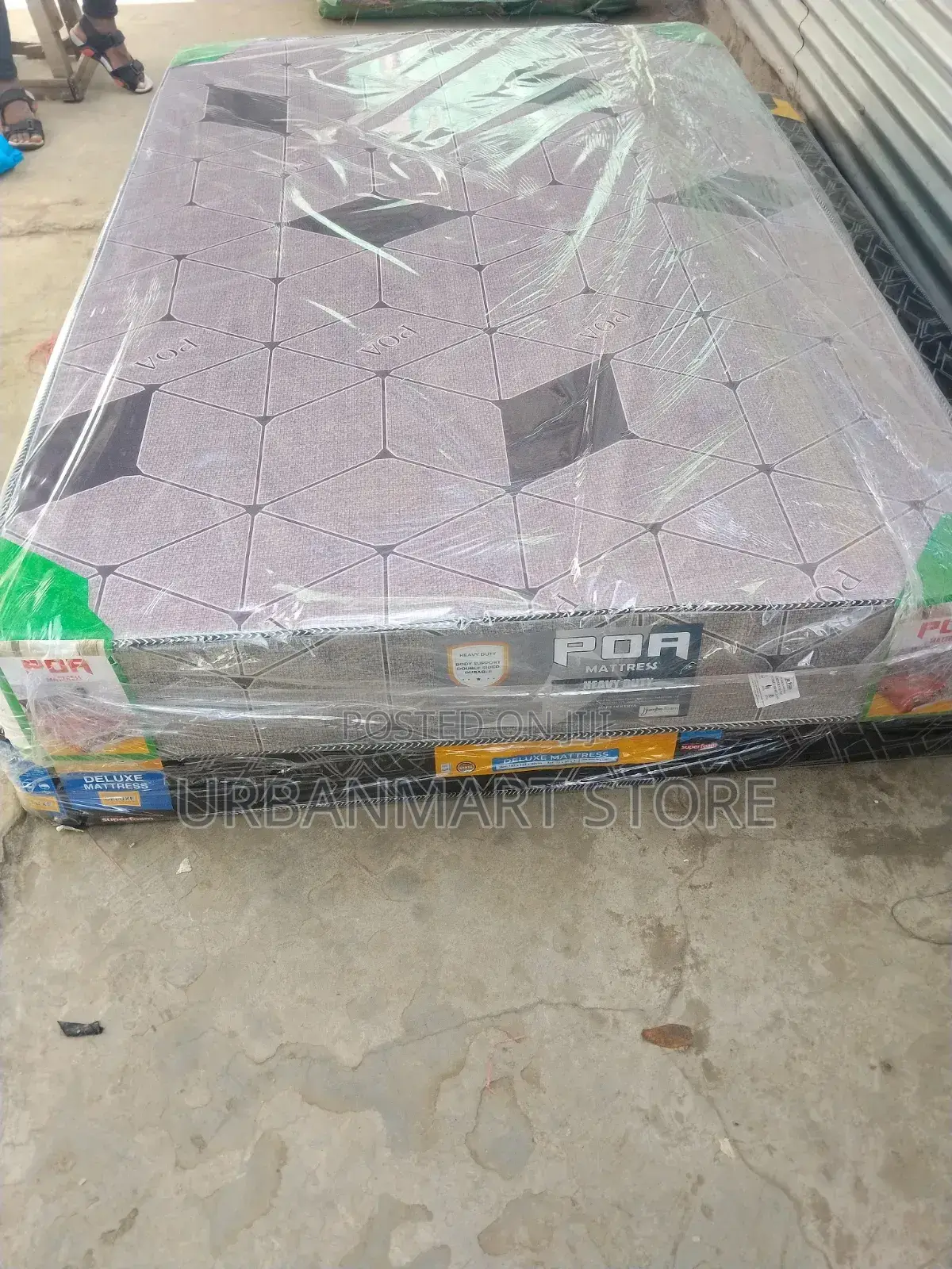 Jumbo Poa Foam Mattress 4 by 6 High Density Comfort- 8 Inches