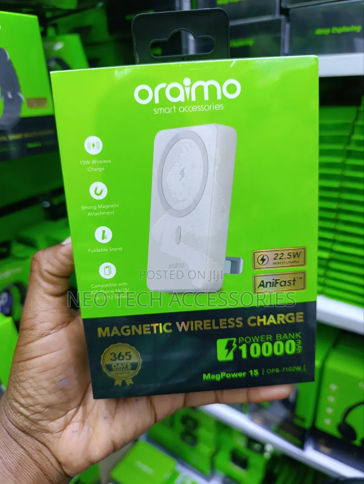 Oraimo Magpower 15magnetic Wireless Powerbank 10000mah