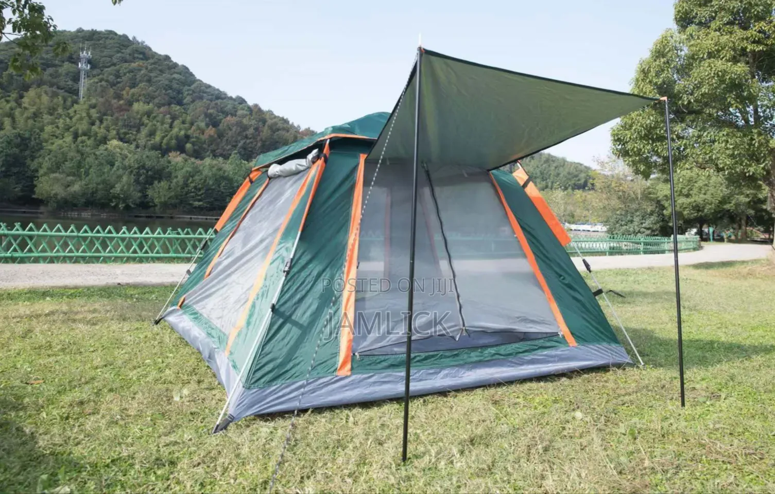 Automatic 3–5 Person Camping Tent for Outdoor Adventures – Gn