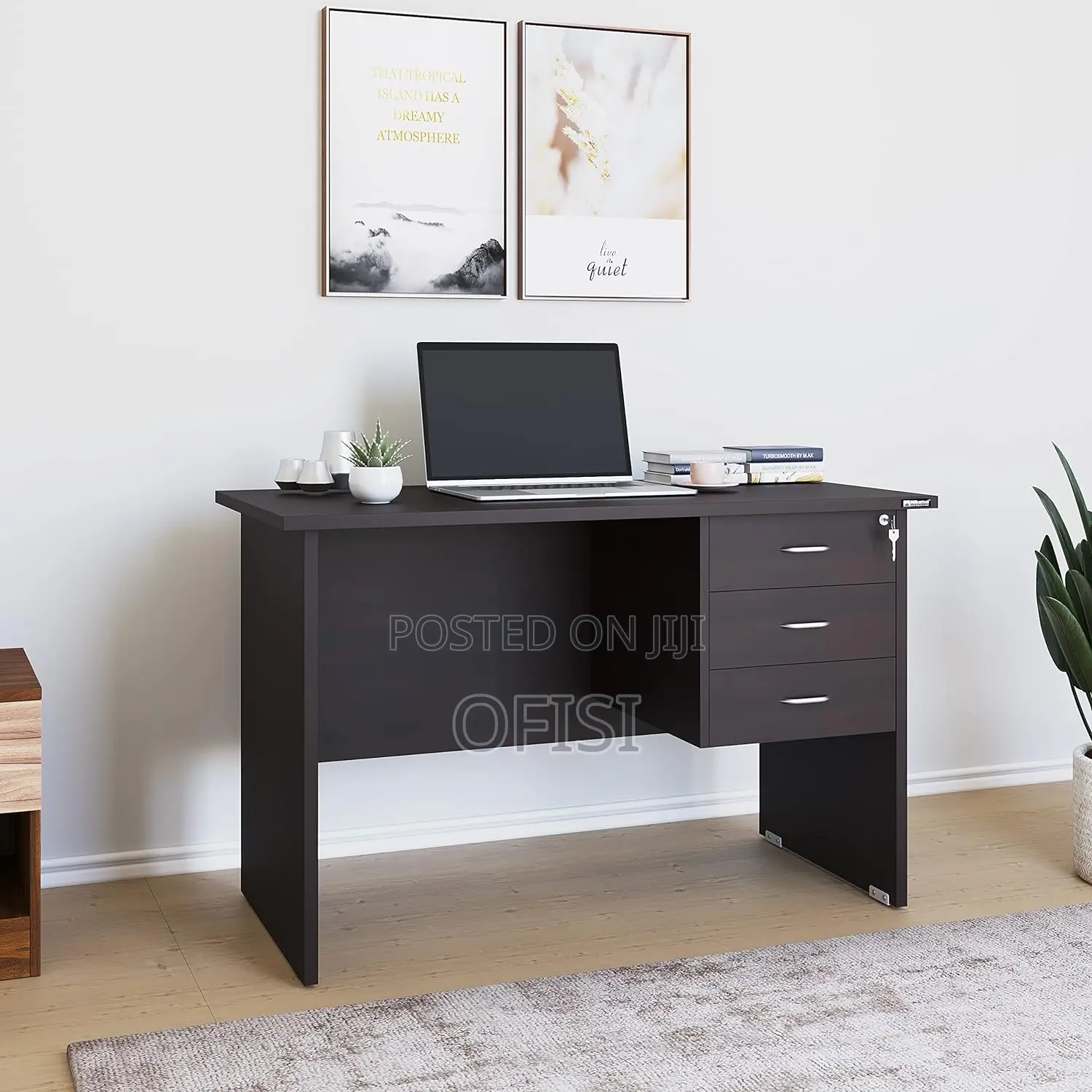 Office Desk; 1.2 Meters Grey Home Office Study Desk