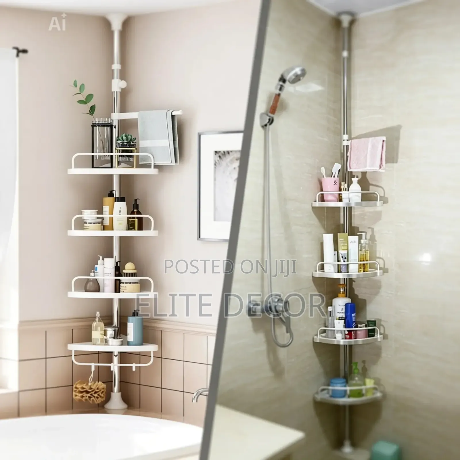 Multipurpose Corner Shelf 4 Tier Corner Shelf