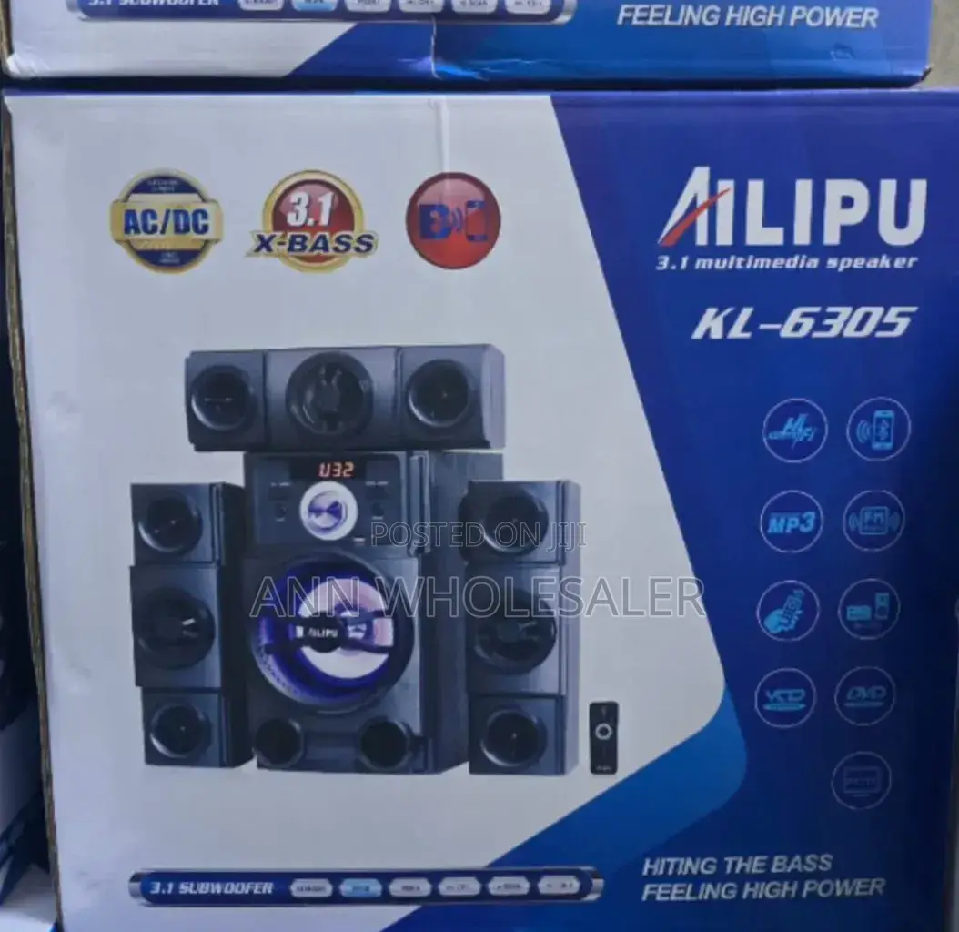 3.1ch Ailipu Homethearte Multimedia Speaker System Woofer
