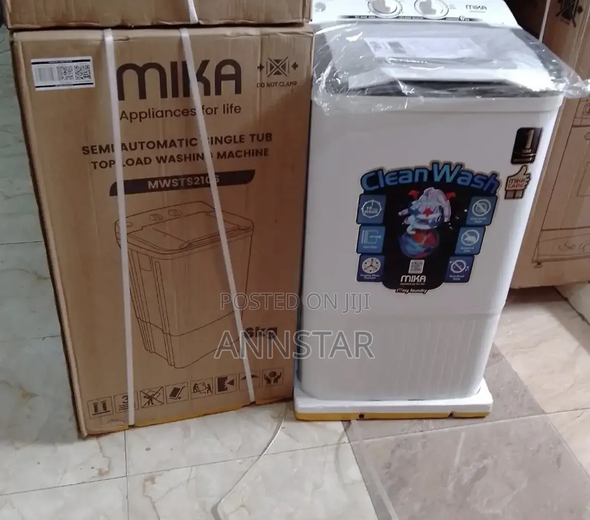 Mika Semi Automatic 6kg Single Tub Top Load Washing Machine