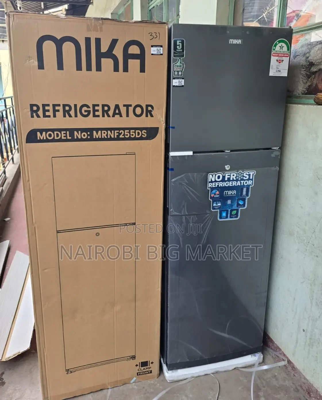 Mika 255 Litres No Frost Double Door Refrigerator