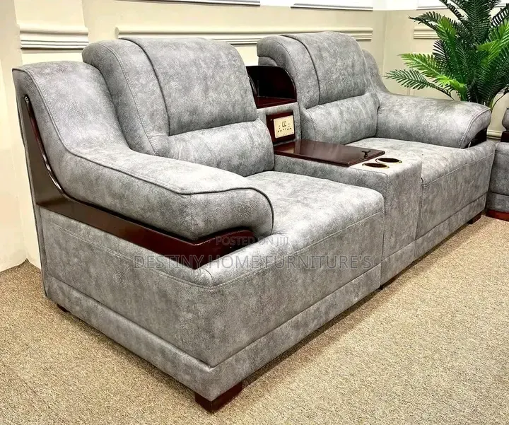 Mordern Customizable Fabric Leather Sofa Set